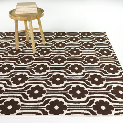 Tapis floral rétro Cartellier