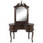 Queen Anne Vanity and Mirror Set
