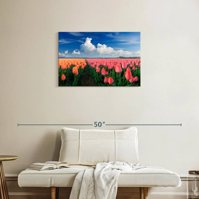 Harnek Orange And Pink Tulips