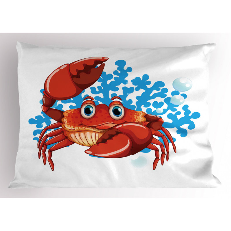 Taie décorative crabes crabes, Grand
