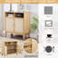 Armoire en rotin avec rangement