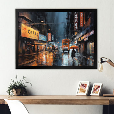 Janelyz, sérénité IV sur toile jaune et grise de Hong-kong
