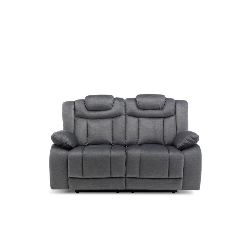 Chenille Reclining Sofa, 2