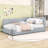 Corduroy Upholstered Platform Bed with Slats-1551464417-1551464423