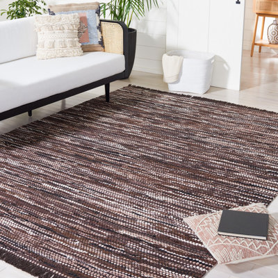 Amersham Flat Weave Recycled Cotton Chindi Solid Color Rug