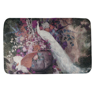 Tapis pour salle de bain Peacock
