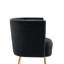 Fauteuil d'appoint rembourré classique en velours 0454F01C375B413CAA79F07379C234F7-104236721