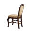 Ensemble de 2 chaises à hauteur de comptoir Loki de 24 po, tissu beige, couronne 