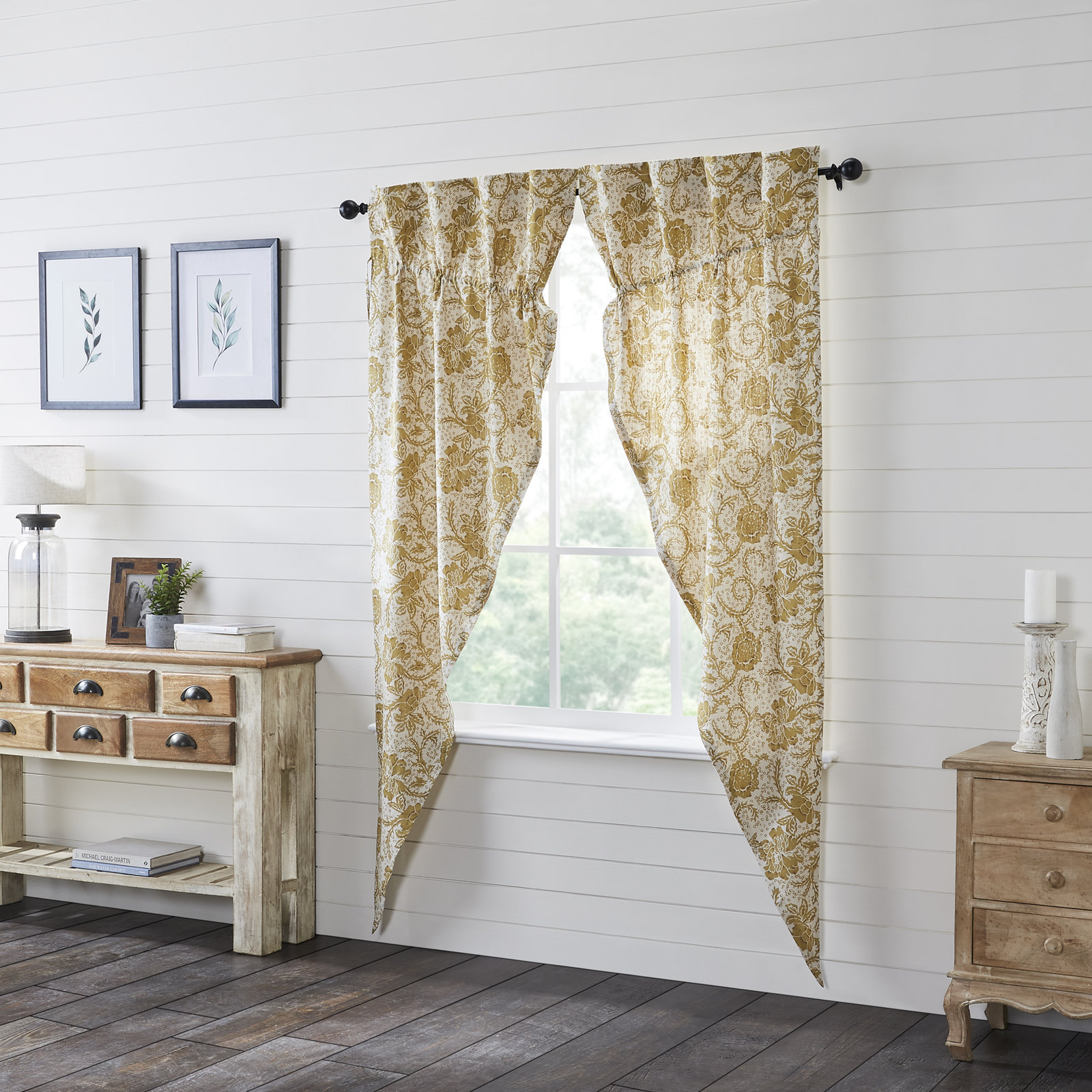 Room Darkening 100% Cotton Curtain, 36" W x 84" L