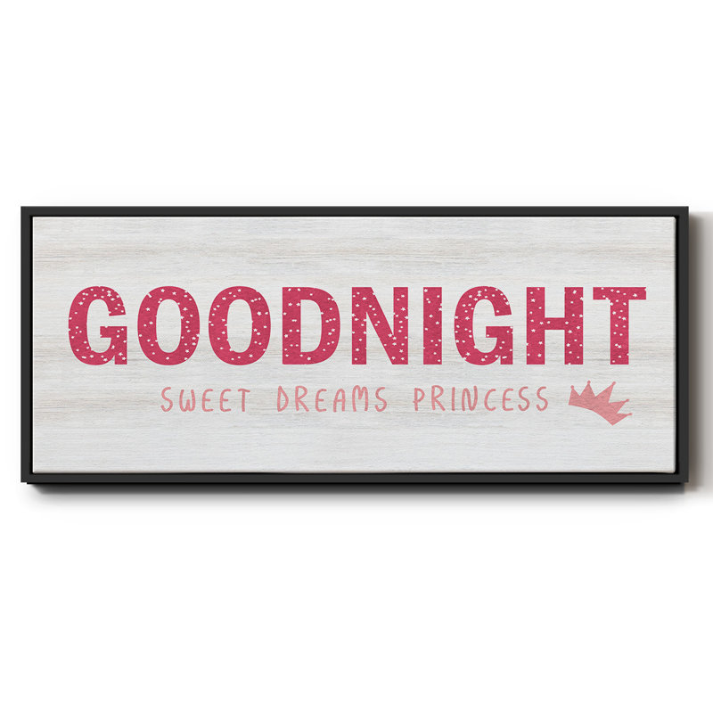 Princess Goodnight- Framed Canvas