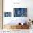Gray And Blue Layers On Canvas Print-2145353432