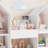 White 54.5"W Storage Bookcase, White Cube Bookcase with Removable Drawers-112680309