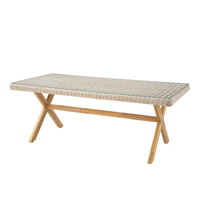 Table de salle à manger rectangulaire Cascade