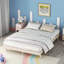 Structure de lit plateforme double
