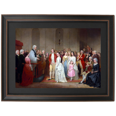 The Marriage Of Washington To Martha Custis By Junius Brutus Stearns