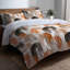 Ensemble d'édredon 6 pièces Arc - Orange Boho Calm Arches avec taies décoratives et coussins décoratifs-131227921