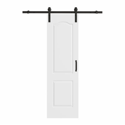 Porte de grange coulissante en bois 80 po H 2Lite