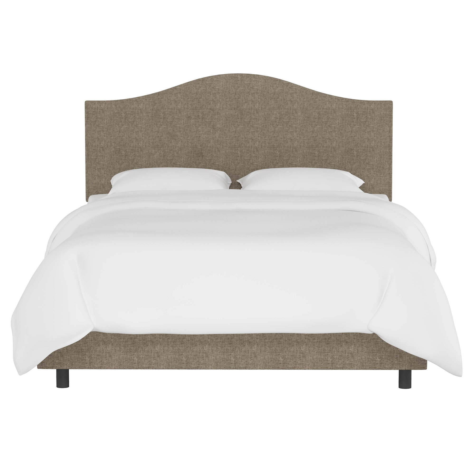 Morris Upholstered Standard Bed, Zuma Natural Textured Linen, King