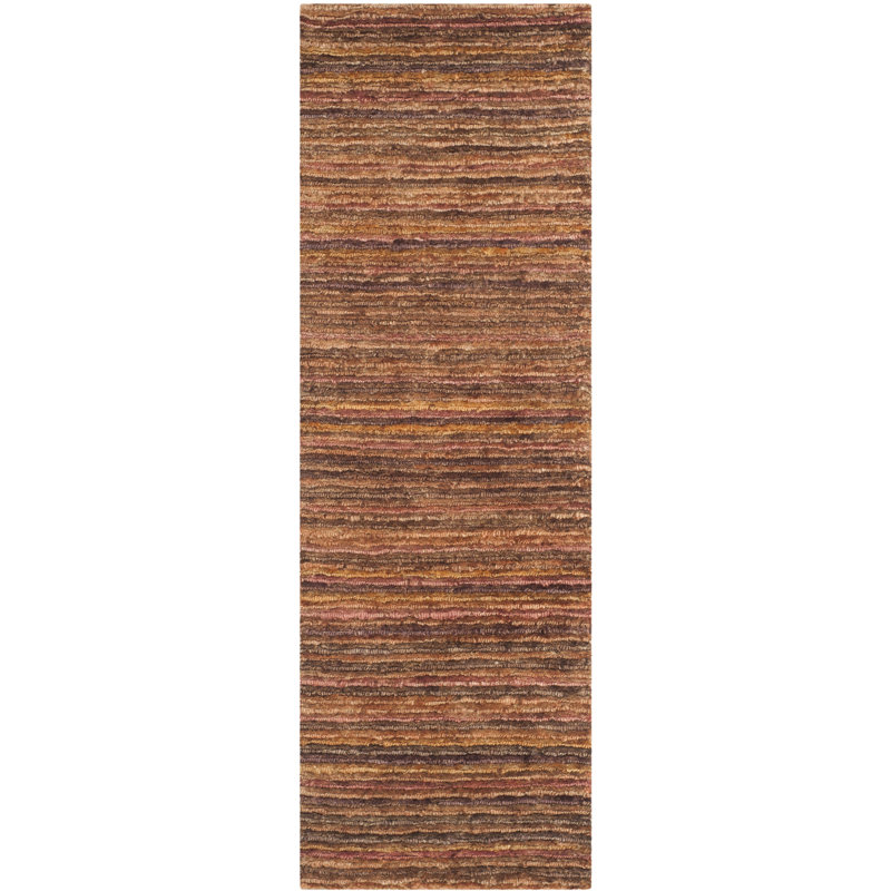 Seden Organic Hand Knotted Jute Rug, Runner 2'6" x 8'