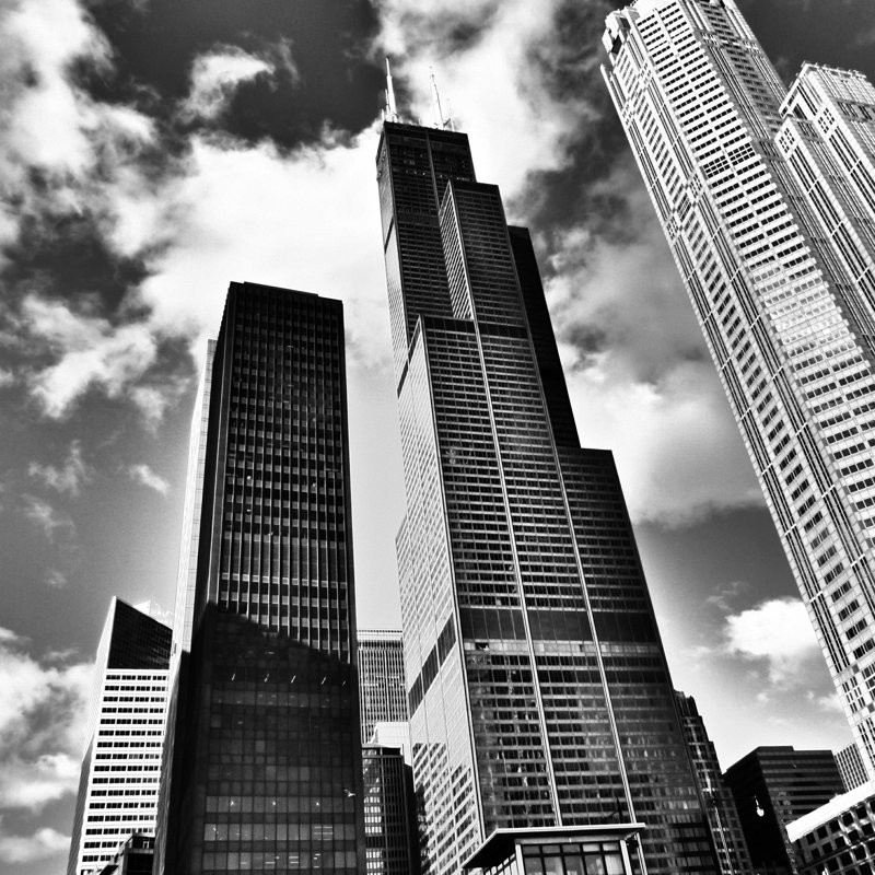 " Chicago ", 36" H x 36" W