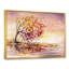 Arbre d'automne jaune et orange - Peinture sur toile-59538096-59767376