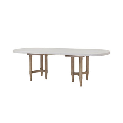 Triad Double Pedestal Dining Table With Leaf
