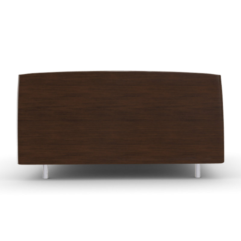 Platform Bed, Walnut, Queen