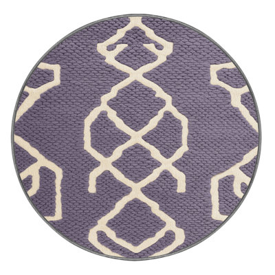Tapis mauve lavable à la machine