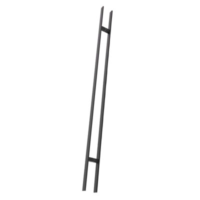 Poignée de porte à double face à tirer, poignée de porte en forme de H (1,57 (l))