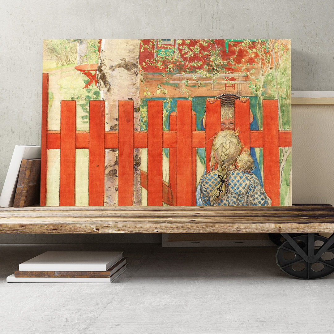 'Children 2' by Carl Larsson Painting Print on Canvas