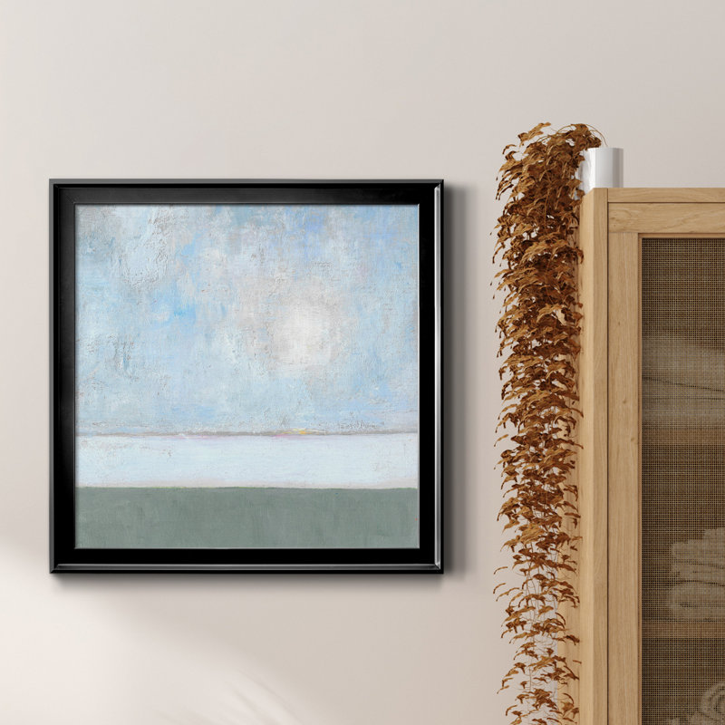 Seagrass Mist II - reproduction encadrée de qualité supérieure - prête à être accrochée, H 26,5 po x l 26,5 po x P 1,5 po