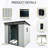 Spacious 6Ft X 5Ft Metal Shed For Patio Area Use - Rust- & Waterproof 6X5ft Storage With Transparent Plate Rainproof --125090347