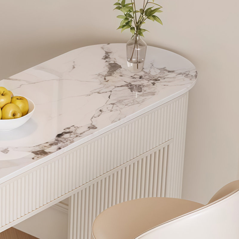 Kissner, Blanc / brun / beige, H 41,3 po x L 70,8 po x l 15,7 po