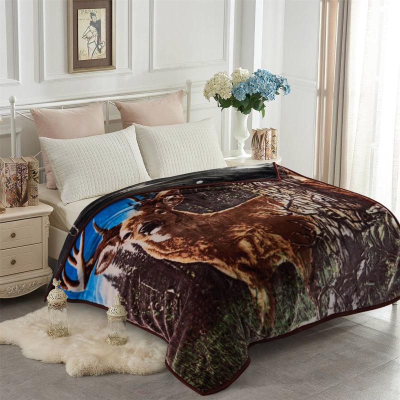 SEP1119 Plain Weave / Muslin Throw Blanket, Queen