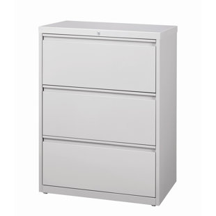 36'' Wide 3 -Drawer Steel File Cabinet