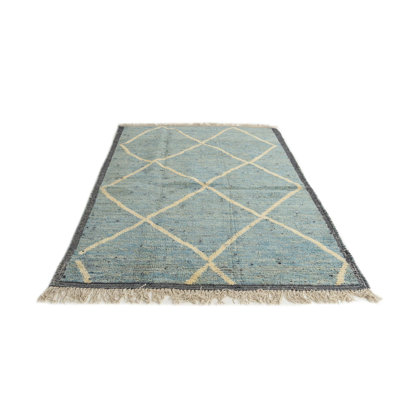 Tapis bleu clair Odle