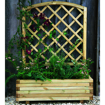 Handmade Wood Planter Box