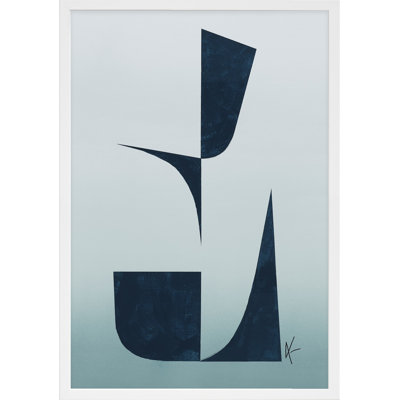Indigo Shadows 2 Print by Lee Lessem