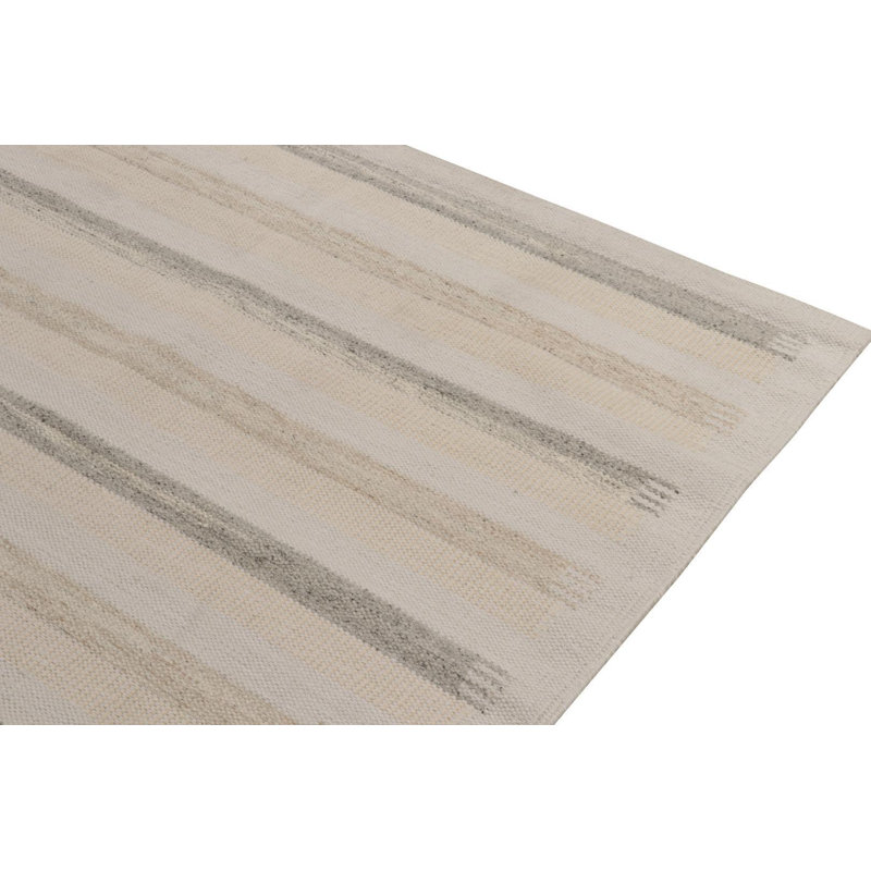 Scandinavian Wool Geometric Area Rug, Rectangle 10' x 14'