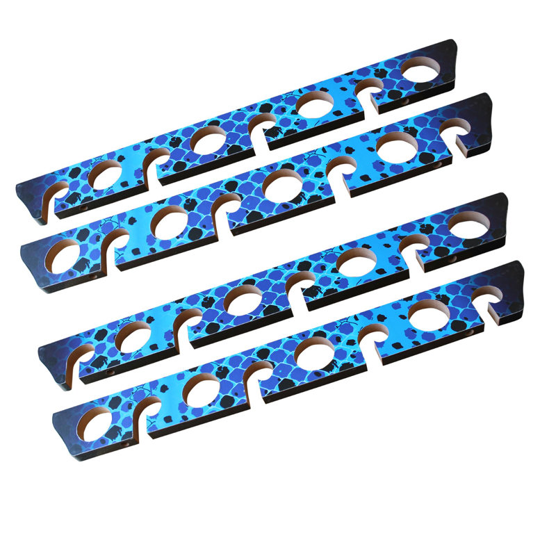 Support pour plafond / mur blanc à 8 tiges - paquet de 2, Bleu