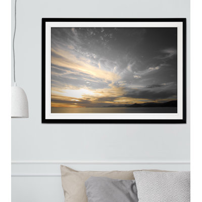 « sky above », reproduction de peinture à l’acrylique encadrée