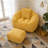 Bean Bag Chair withFootstool-427086689