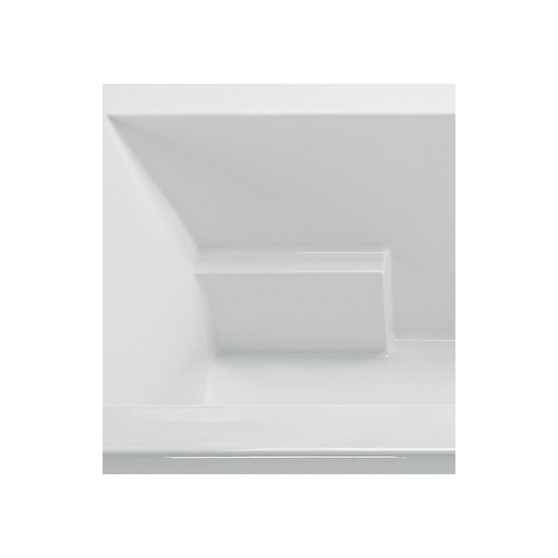 Andrea® 19 DoloMatte 54" x 32" Soaking Solid Surface Bathtub, Undermount, 20.75" H x 60" W x 36" D