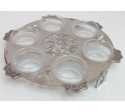 Glass Seder Plates And Sets