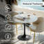 Cleofus Round Metal Base Dining Table-2074318863-2073071904-2066672971