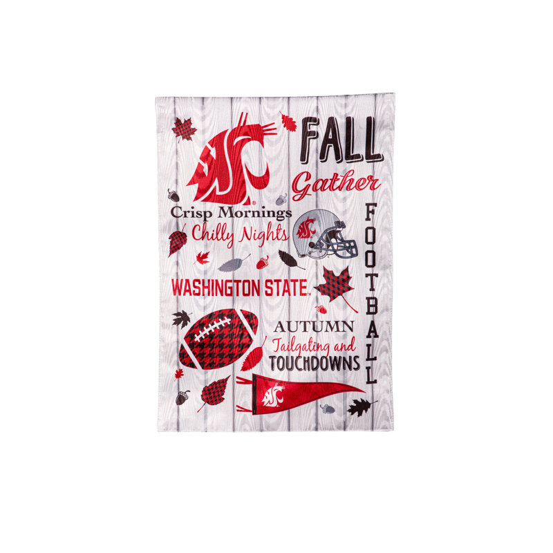 Double face 18 H x 12,5 l, NCAA Washington State