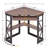 Lambrecht Corner Desk With Outlets & USB Ports, Triangle Computer Desk With Charging Station, Storage Shelf, Space Saving Writing Desk For Small Space-921511289