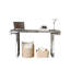 Console à miroir pleine grandeur de 60 pouces avec verre trempé cannelé, table de canapé d'entrée en miroir, style luxueux léger, résistant aux égratignures, emballage renforcé