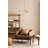 Transitional 4 Light Gold Sputnik Linear Chandelier-1997210308