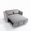 Canapé-lit convertible futon 3 en 1, canapé-lit en velours de 55 po avec 2 coussins, dossier inclinable, poches latérales pour le salon, canapé-lit-218602361
